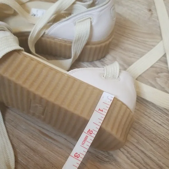 Puma X Finty Rihanna Collection Platform Ankle Leg Lace Up Closed Round Toe Shoe - Picture 12 of 13